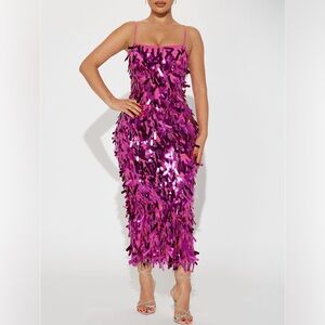 Magenta Maxi Dress